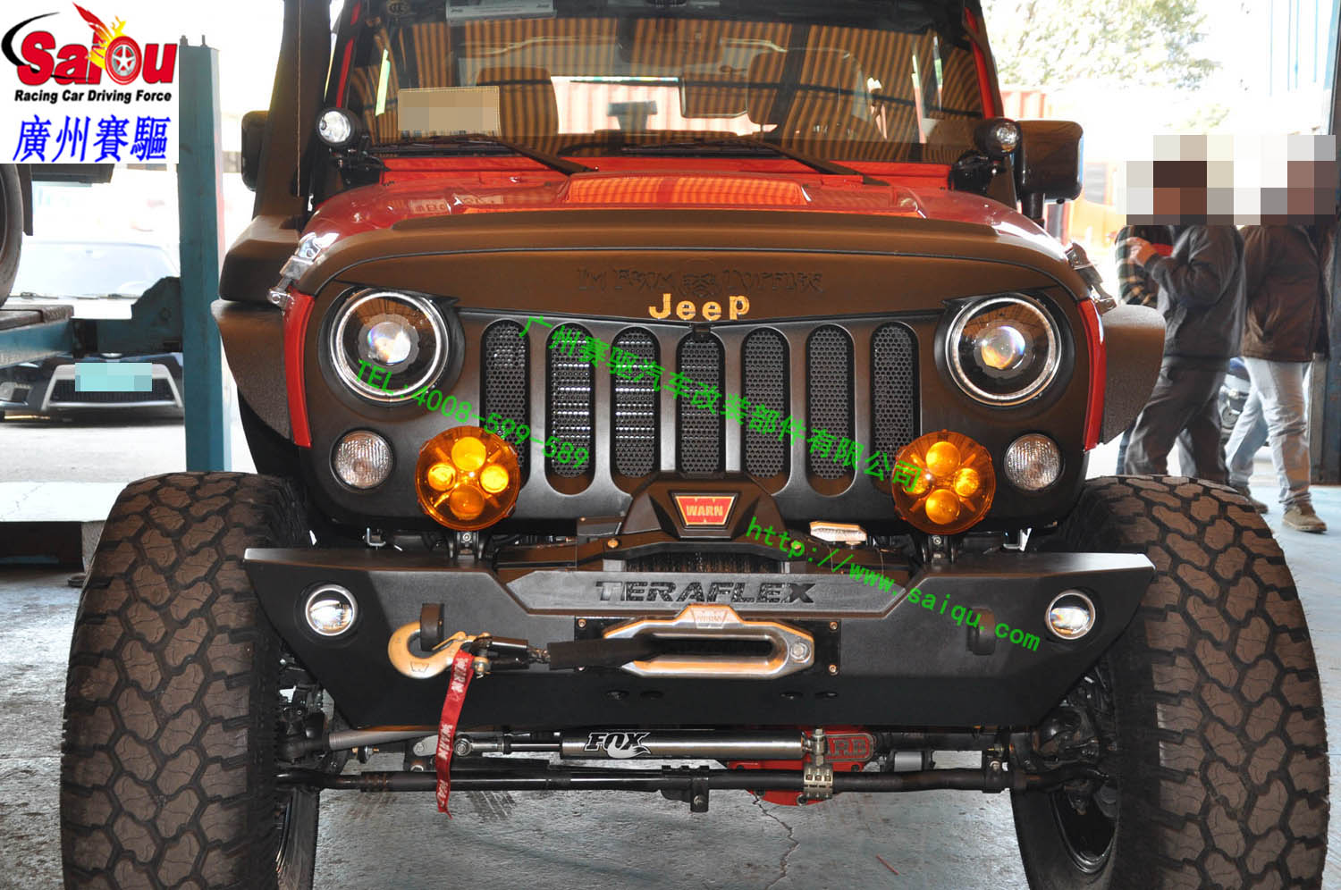 牧馬人升級(jí)BREMBO 8剎車前