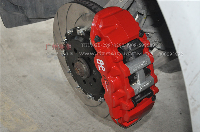 奧迪升級改裝AP8520剎車大六活塞啦 奧迪升級改裝AP8520剎車大六活塞啦