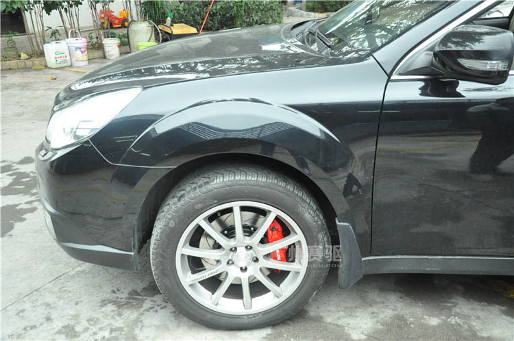 森林人剎車改裝AP9200剎車效果圖 森林人剎車改裝AP9200剎車效果圖