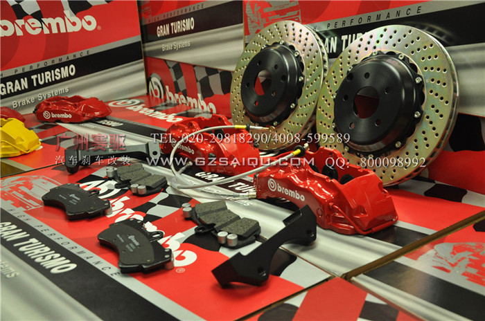 豐田銳志剎車(chē)改裝升級(jí)brembo大六活塞剎車(chē)套件
