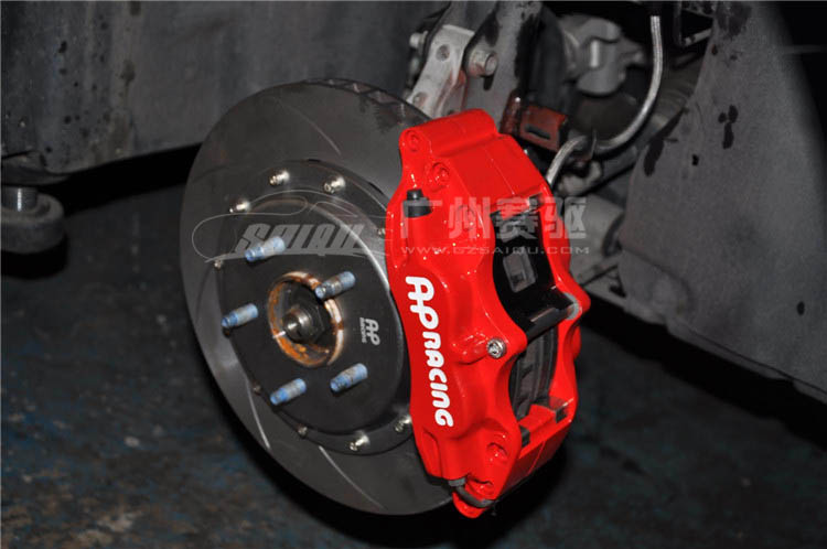 高性能剎車鮑魚(yú)紅色套裝 科魯茲改裝AP5200大四活塞剎車卡鉗