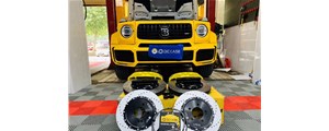 奔馳G500升級Brembo R6剎車，后輪加大盤