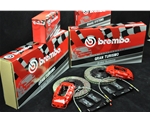 意大利進口剎車配置BREMBO F50大四活塞剎車套裝原裝正品  BREMBO F50原裝打孔碟